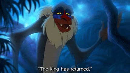 Make The king has returned memes or upload your own images to make custom memes. . The king has returned gif